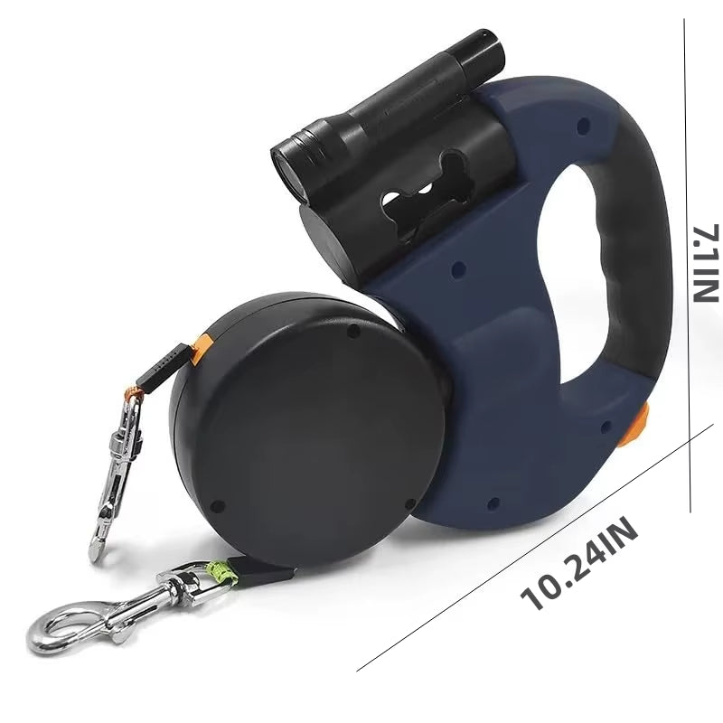 Self-Retracting Leash with LED Lights 