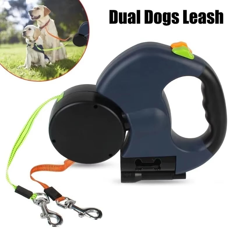 Self-Retracting Leash with LED Lights 