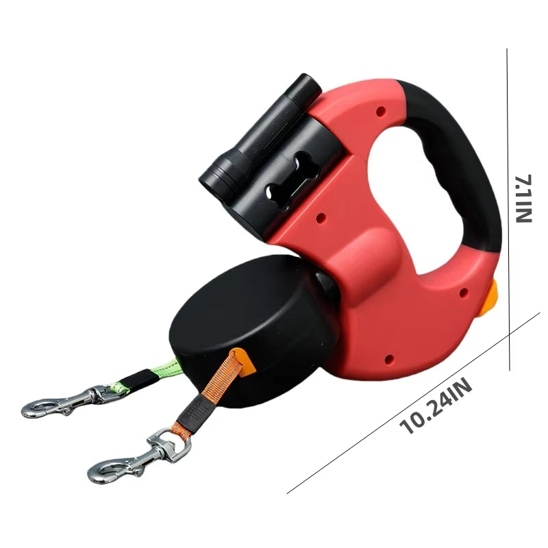 Self-Retracting Leash with LED Lights 