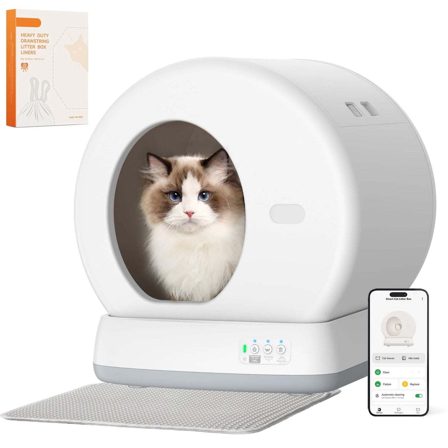 Smart Automatic Self-Cleaning  Litter Box, 